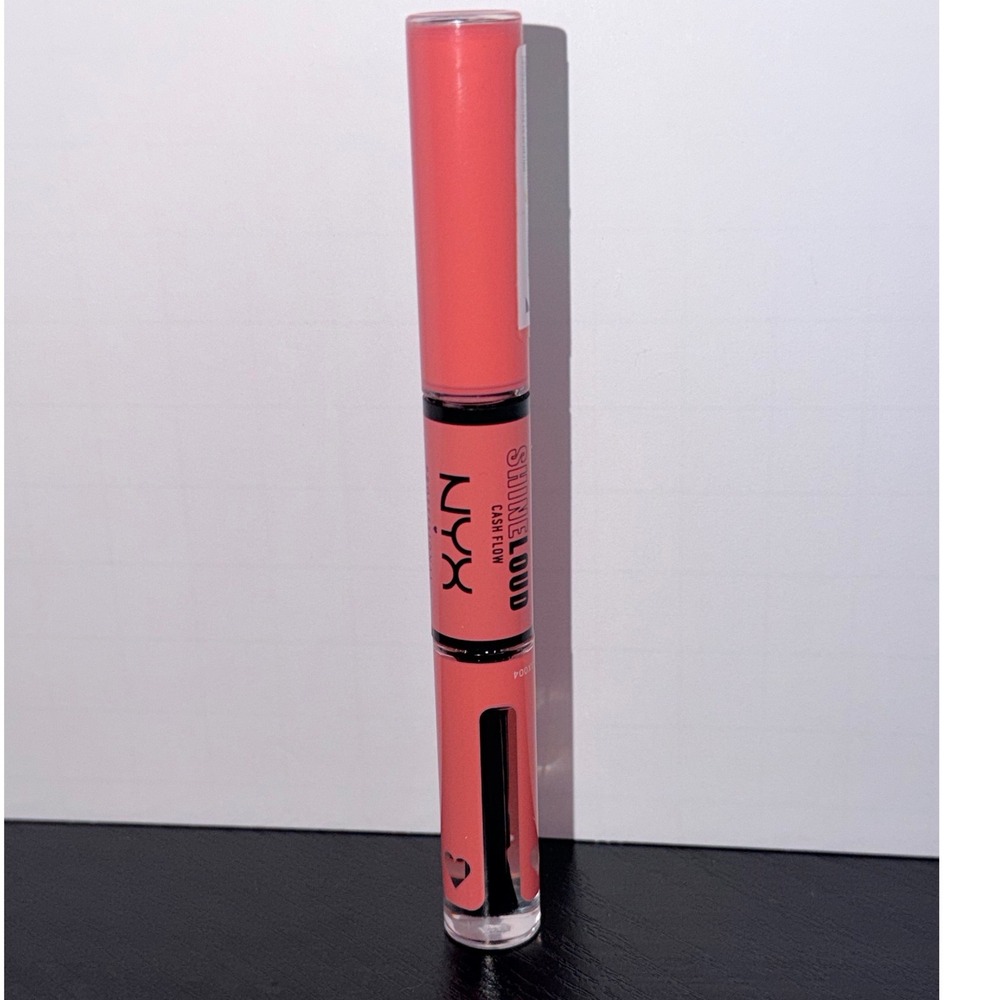 NYX Shine Loud High Pigment Lip Shine Cash Flow Dual Ended Liquid Lipstick NEW